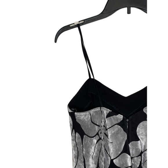 Joseph Ribkoff Women's Dress Midi Lined Floral Strappy Hanky V-Neck Sleeveless 6 - Picture 9 of 10